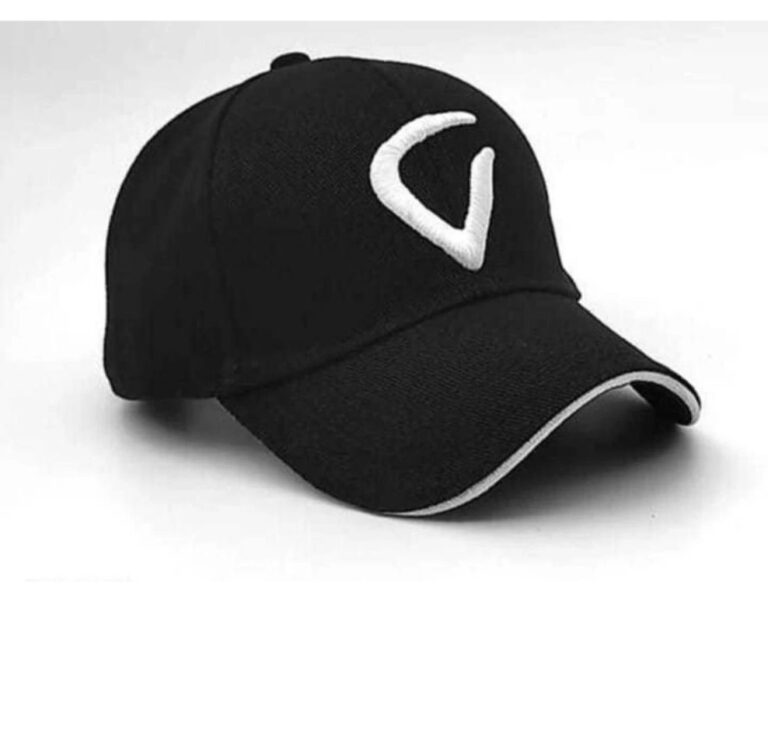 Vinsage Stylish Black Printed Cotton Caps