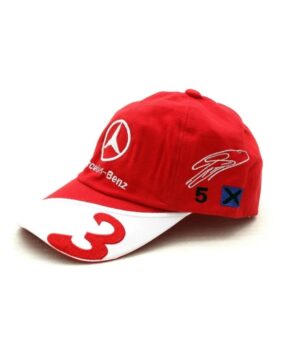 Vinsage Stylish Red White Printed Cotton Caps