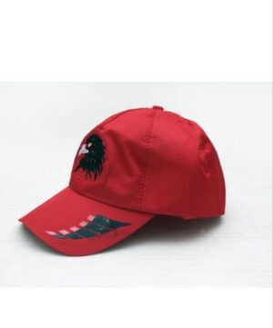 Vinsage Stylish Red Printed Cotton Caps