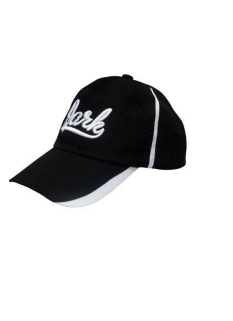 Vinsage Stylish Black White Printed Cotton Caps