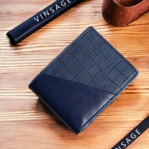 Vinsage Fashion Blue Mens Wallet