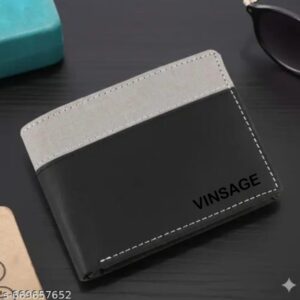 Vinsage Fashion Black Mens Wallet