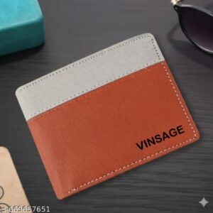 Vinsage Fashion Orange Mens Wallet