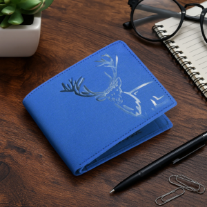Deer Printed Trendy Classic Wallet for Men